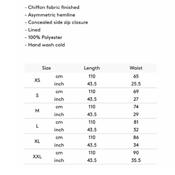 CHICWISH TIMELESS FAVORITE CHIFFON MAXI SKIRT IN MUSTARD - Picture 3 of 3